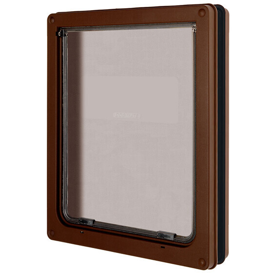 Gro�e Hundet�r Dog Mate Nr. 216 2-Wege braun