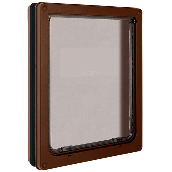 Gro�e Hundet�r Dog Mate Nr. 216 2-Wege braun