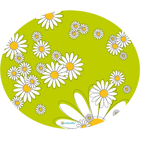 Lucky-Kitty Unterlage f�r Napf oder Trinkbrunnen gr�n