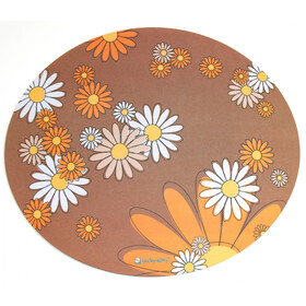 Lucky-Kitty Unterlage f�r Napf oder Trinkbrunnen braun