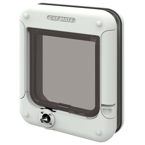 Katzenklappe Cat Mate Nr. 358W 4-Wege Drehverriegelung